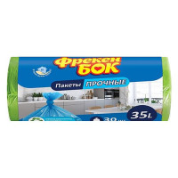 Пакеты для мусора Фрекен Бок зеленые 35л 30шт