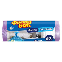 Пакеты для мусора Фрекен Бок фиолетовые 60л 40шт