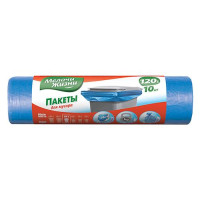 Пакет для мусора Мелочи Жизни Стандарт 120л 10шт