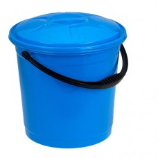 Купить Ведро для пищевых продуктов R-Plastic с пластиковой ручкой и крышкой 10л синее Дом, сад, огород