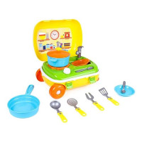 Игрушка ТехноК Кухня с набором посуды 6078 34.5x25x16см