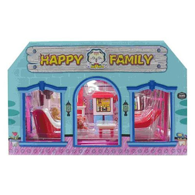 Купить Игрушка Mr.Manx Нappy Family Домик-комната HY-041AE гостиная 25.5x18x16см Дом, сад, огород