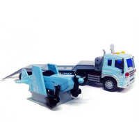 Игрушечная машинка Wenyi WY571F Грузовик с самолетом фрикционная