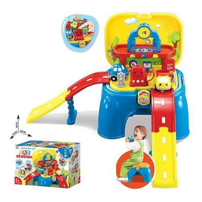 Игрушечный набор парковка-заправка Xiong Cheng 008-806 в стульчике Купить Игрушечный набор парковка-заправка Xiong Cheng 008-806 в стульчике Дом, сад, огород