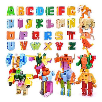Купить Игрушечные буквы трансформеры XintaIyuan Toys 2911 Дом, сад, огород