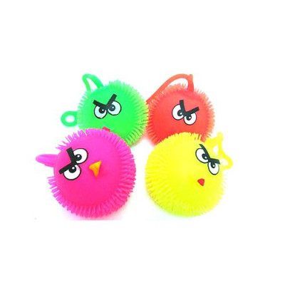 Купить Игрушка-антистресс светящиеся Angry birds 2124 6см 24шт ассорти Дом, сад, огород