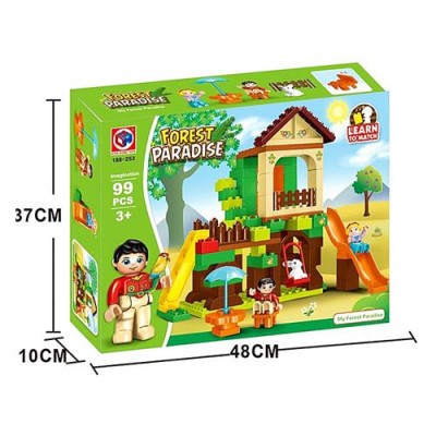 Купить Конструктор Kid's Home Toys 188-253 Лесной курорт Дом, сад, огород