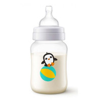Бутылочка для кормления Avent Classic Пингвин с фруктами 260мл SCF574/14