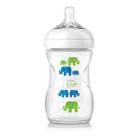 Набор для мальчика Avent Natural (бутылочка 260мл, 2 пустышки, клипса) SCD627/01