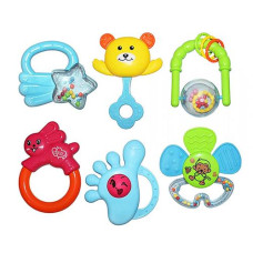 Набор погремушек Бусинка 8825 Baby Set пластмасовые 6шт