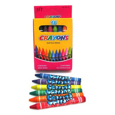 Набор мелков восковых Crayons 16 цветов 8496-16