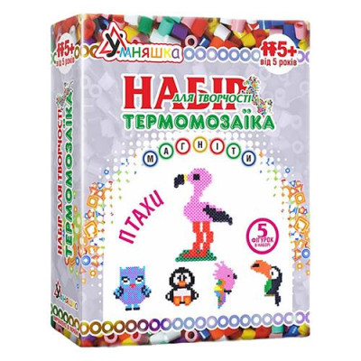 Набор термомозаики Умняшка ТМ-005 Птахи с магнитом и планшетом Купить Набор термомозаики Умняшка ТМ-005 Птахи с магнитом и планшетом Дом, сад, огород