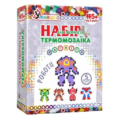 Набор термомозаики Умняшка ТМ-006 Роботи с магнитом и планшетом Купить Набор термомозаики Умняшка ТМ-006 Роботи с магнитом и планшетом Дом, сад, огород