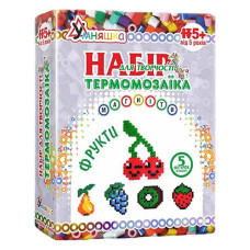Набор термомозаики Умняшка ТМ-010 Фрукти с магнитом и планшетом