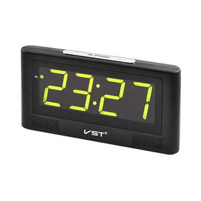 Купить Часы сетевые 732-2 зеленые Дом, сад, огород