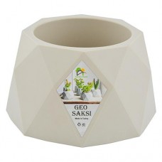 Купить Горшок пластиковый для цветов Geo №472 0.5л серый Турция Дом, сад, огород