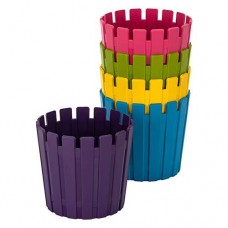 Купить Горшок пластиковый для цветов Акация А-20MR 3.5л Турция фиолетовый Дом, сад, огород