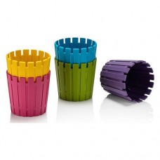 Купить Горшок пластиковый для цветов Акация Кактус A-K85-F 0.4л Турция фиолетовый Дом, сад, огород