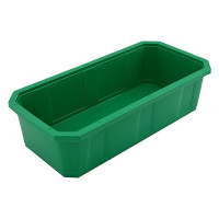 Лоток под рассаду пластиковый цветной 39x19x10см