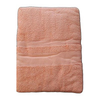Простынь махровая Aisha Home Textile 150х200см персиковая