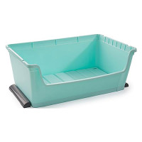 Корзина пластиковая Вerossi Dely maxi 488x316x190мм мята