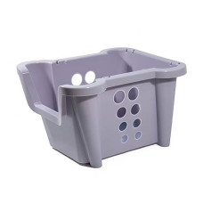 Купить Корзина пластиковая для фруктов и овощей Berossi Krita М 370.8x279.3x220мм сиреневая Дом, сад, огород