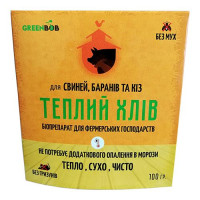 Ферментационная подстилка Теплый Хлев для свиней баранов и коз 100г