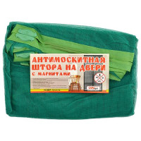 Сетка антимоскитная CVNagro дверная на магнитах 210х100 см зеленая