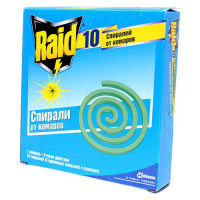 Спираль от комаров RAID 10 шт