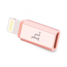 Переходник Hoco Micro USB на Lightning золото