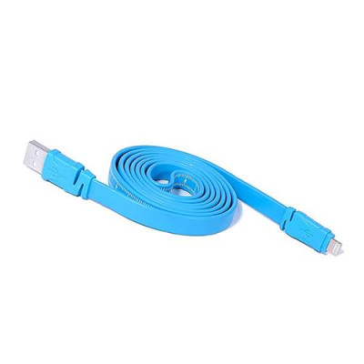 Купить Кабель Remax Ruller USB Lightning 1м голубой Бытовая техника