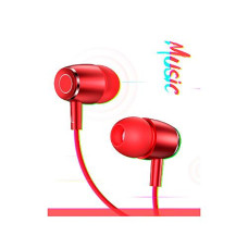 Проводные наушники Usams EP-26 In-ear Metal Earphone красные