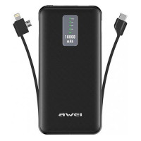 Портативное зарядное устройство Awei P11k 2USB 10000mAh черное