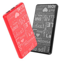 Портативное зарядное устройство Awei P35k 2USB 10000mAh красное