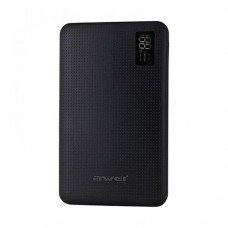 Портативное зарядное устройство Awei P56k 3USB 30000mAh черное