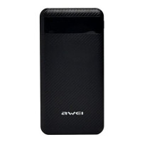 Портативное зарядное устройство Awei P63k 3USB 10000mAh черное