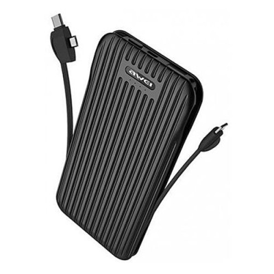 Портативное зарядное устройство Awei P80k 1USB 10000mAh черное Купить Портативное зарядное устройство Awei P80k 1USB 10000mAh черное Бытовая техника