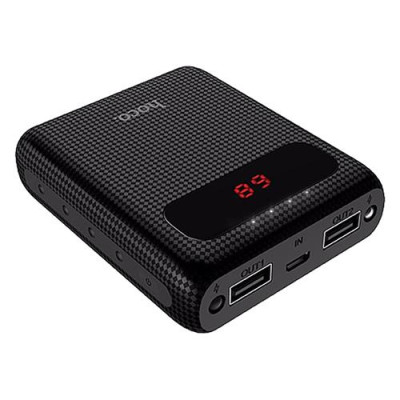 Купить Портативное зарядное устройство Hoco B20 mig icd 2USB 10000mAh черное Бытовая техника