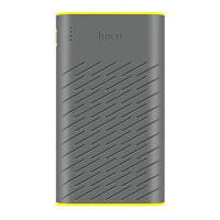 Портативное зарядное устройство Hoco B31А 2USB 30000mAh серое