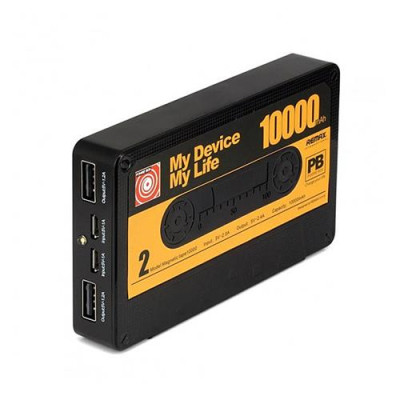 Портативное зарядное устройство Remax Tape 2USB 10000mAh черное Купить Портативное зарядное устройство Remax Tape 2USB 10000mAh черное Бытовая техника