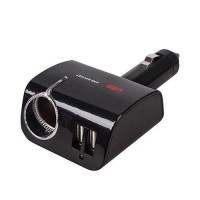 Разветвитель прикуривателя Pulso SC-1068 1 выход плюс 2 USB 2100 mA 12/24 V