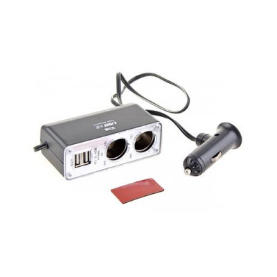 Купить Разветвитель прикуривателя Pulso WF-0030 2 выхода плюс 2 USB 1000 mA /предохранитель Бытовая техника