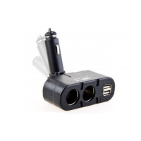 Разветвитель прикуривателя Pulso WF-0668/003 2 выхода плюс 2 USB 1500 mA/предохранитель