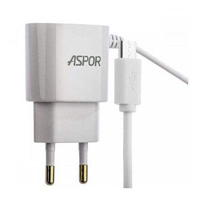 Сетевое зарядное устройство Aspor А802plus micro USB кабель Купить Сетевое зарядное устройство Aspor А802plus micro USB кабель Бытовая техника