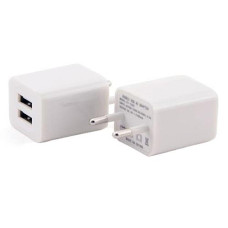 Купить Сетевое зарядное устройство Кубик С06 5V/2.1А 2USB ассорти Бытовая техника