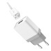 Купить Сетевое зарядное устройство Golf GF-U1t 1A 1USB плюс кабель Type-C USB белое Бытовая техника