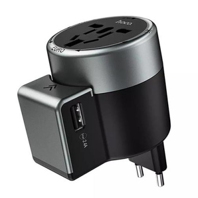 Купить Сетевое зарядное устройство Hoco AC4 Dual por 2A 2USB черное Бытовая техника