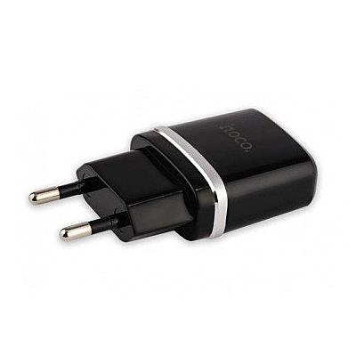 Купить Сетевое зарядное устройство Hoco C12 2.4A 2USB черное Бытовая техника