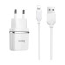Сетевое зарядное устройство Hoco C12 2.4A 2USB плюс кабель Lightning USB белое Купить Сетевое зарядное устройство Hoco C12 2.4A 2USB плюс кабель Lightning USB белое Бытовая техника