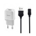 Купить Сетевое зарядное устройство Hoco C22А 2.4A 1USB плюс кабель Micro USB черное Бытовая техника